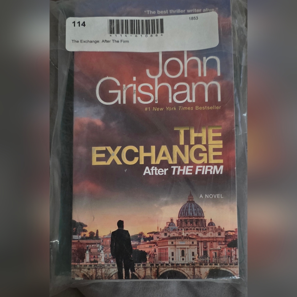 John Grisham The Exchange After The Firm - Paperback Book (Red/Gold Cover)
